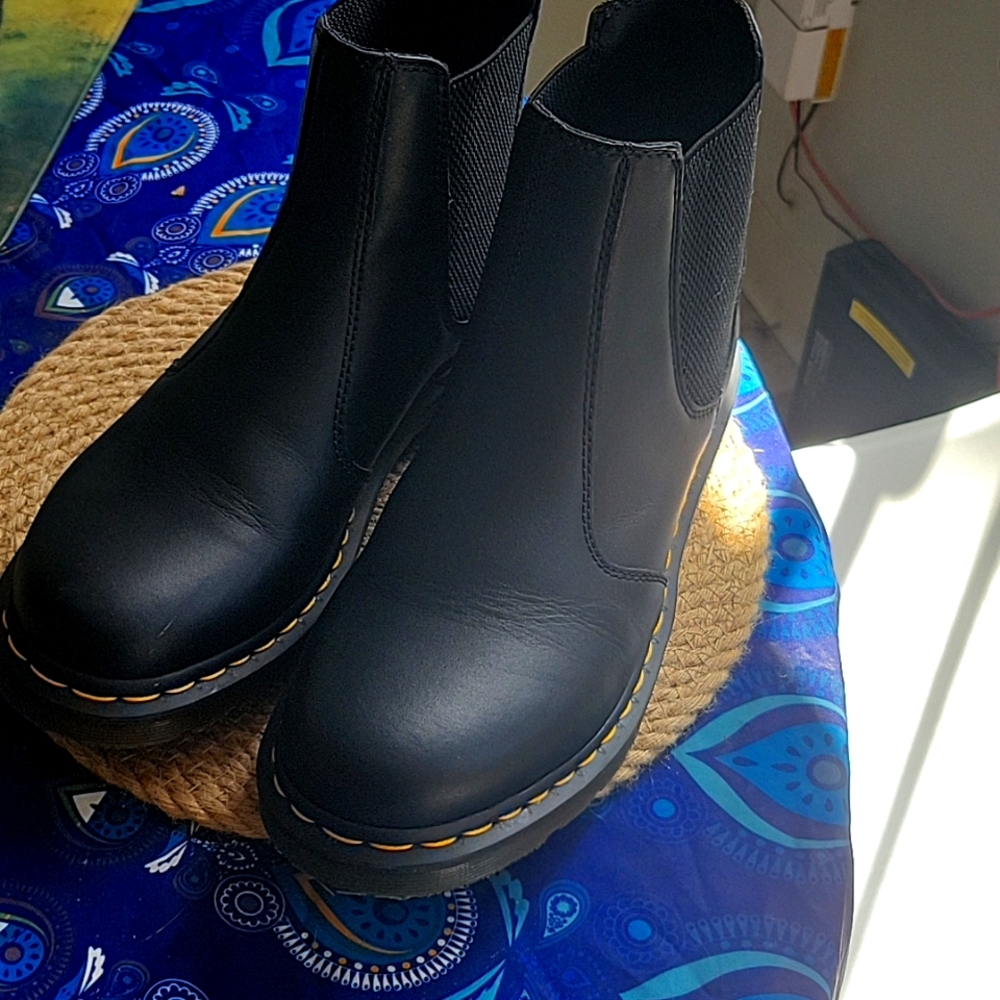 Doc Martens Black Chelsea slip on.